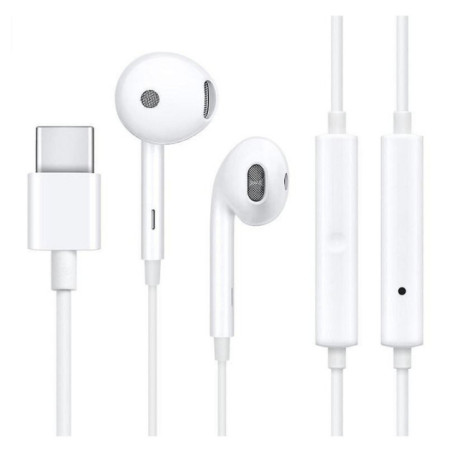 Wire earphones USB C Oppo MH147 bulk white