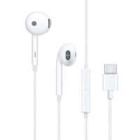 Wire earphones earphones USB C Oppo MH135-3 bulk white