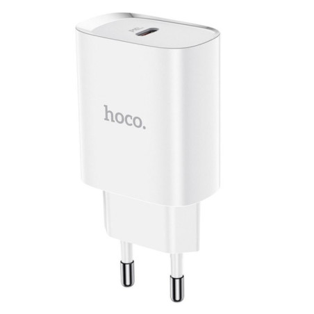 Phone charger Hoco USB C PD 20W N14 white