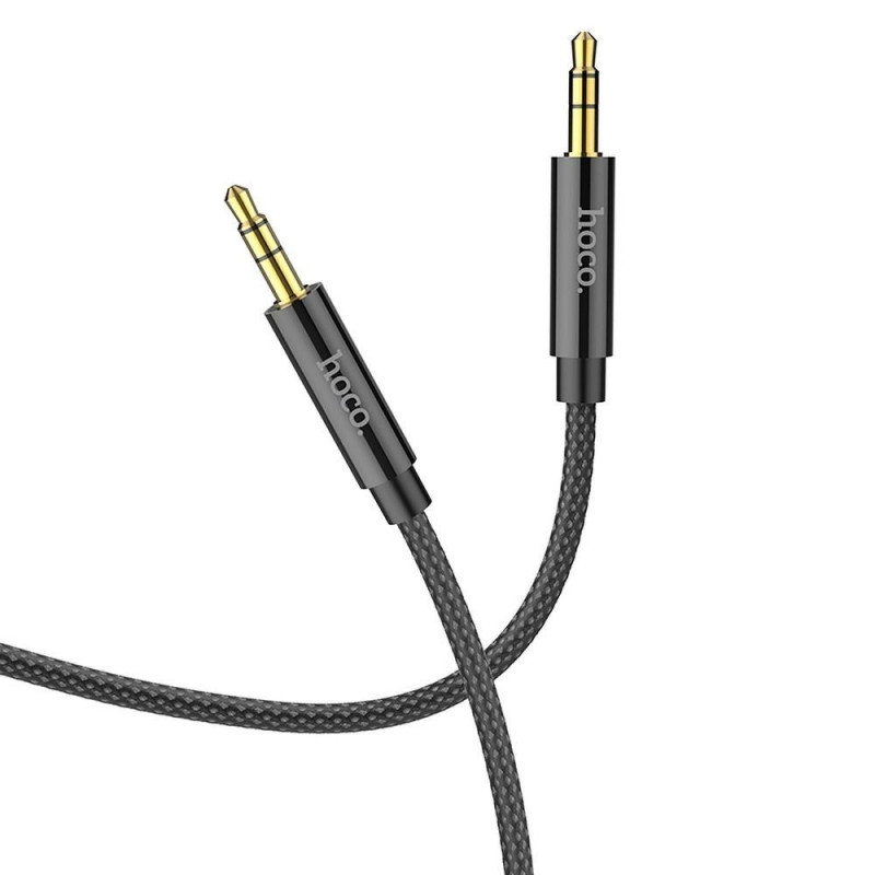 Cable AUX Jack 3,5 mm to Jack 3,5 mm Hoco 1 m UPA19 black