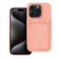 Case for iPhone 15 PRO Card Case pink