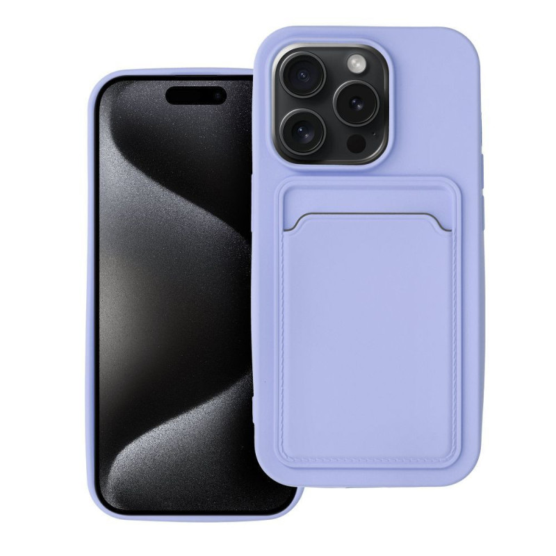 Case for iPhone 15 PRO Card Case purple Case for iPhone 15 PRO Card Case purple