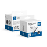 Premium  travel adapter GO TO Europe (Type E) 16A white