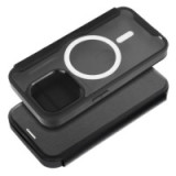 Flip case for iPhone 16 Smart Mag compatible with MagSafe black