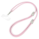 DUX DUCIS Plaz - cross-body phone strap - light pink