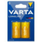 VARTA alkaline battery R14 (Type C) Longlife 2 pcs VARTA alkaline battery R14 (Type C) Longlife 2 pcs