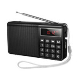Portable radio Hoco HI50 black
