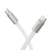 Flat Cable USB C to USB C Hoco 3A 60W 1 m X125 white