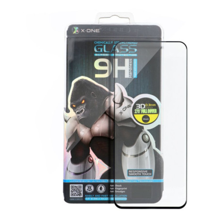 3D Full Cover Tempered Glass X-ONE - for Samsung Galaxy S26 Ultra (case friendly) - working fingerprint sensor