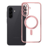 Case for Samsung A37 Electro Mag Cover compatible with MagSafe gold-rose