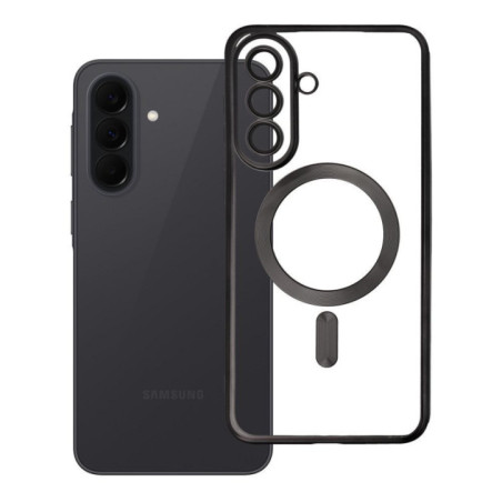 Case for Samsung A37 Electro Mag Cover compatible with MagSafe black