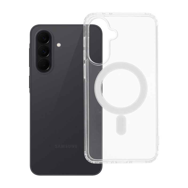 Case for Samsung A37 Clear Mag Cover (MID) compatible with MagSafe transparent