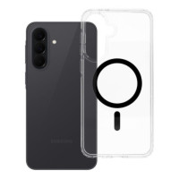 Case for Samsung A37 Drop Glue Colorful Ring Mag Cover compatible with MagSafe black