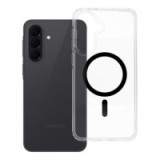 Case for Samsung A37 Drop Glue Colorful Ring Mag Cover compatible with MagSafe black
