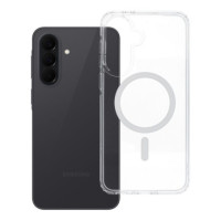 Case for Samsung A37 Drop Glue Colorful Ring Mag Cover compatible with MagSafe white