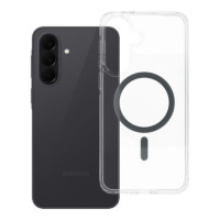 Case for Samsung A37 Drop Glue Colorful Ring Mag Cover compatible with MagSafe grey