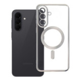 Case for Samsung A37 Electro Mag Cover compatible with MagSafe titanium
