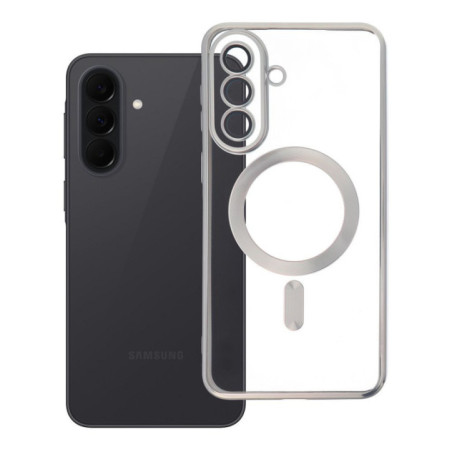 Case for Samsung A37 Electro Mag Cover compatible with MagSafe titanium