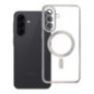 Case for Samsung A37 Electro Mag Cover compatible with MagSafe titanium