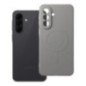 Case for Samsung A37 Silicone Mag Cover compatible with MagSafe (camera protection) titanium gray