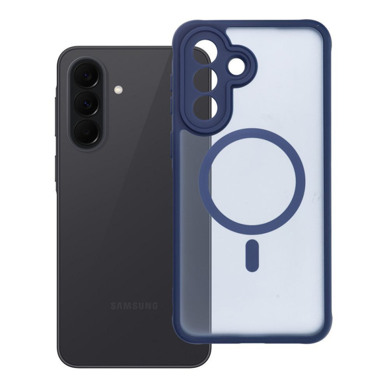 Case for Samsung A37 Full Matte Mag Cover compatible with MagSafe navy blue Case for Samsung A37 Full Matte Mag Cover compatible with MagSafe navy blue