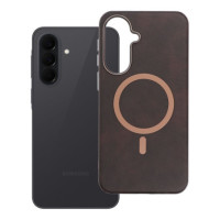 Case for Samsung A37 Gentleman Mag Cover compatible with MagSafe brown