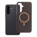 Case for Samsung A37 Gentleman Mag Cover compatible with MagSafe brown