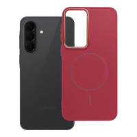 Case for Samsung A37 Frame Mag Cover compatible with MagSafe magenta