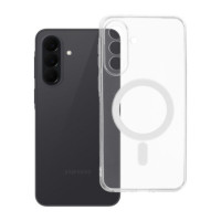 Case for Samsung A37 5G (camera protection) Clear Case 2 mm Mag Cover compatible with MagSafe transparent
