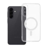 Case for Samsung A37 5G (camera protection) Clear Case 2 mm Mag Cover compatible with MagSafe transparent