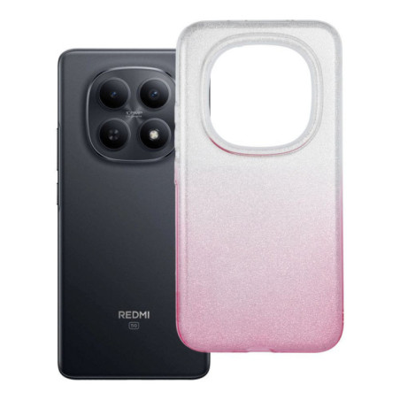 Case for Xiaomi Redmi Note 15 PRO PLUS 5G Shining transparent pink