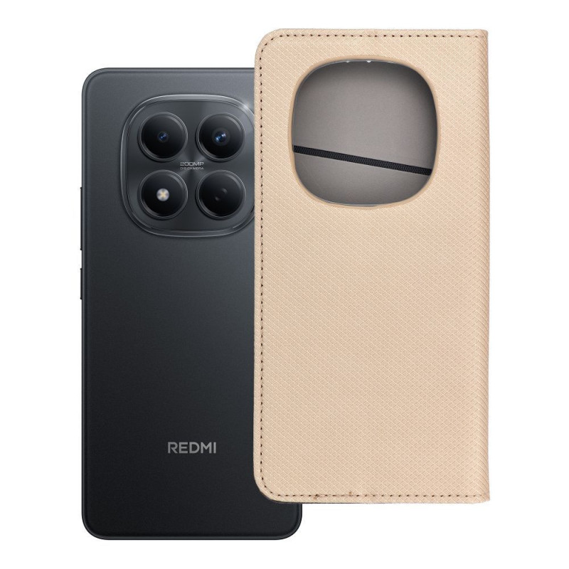 Flip case for Xiaomi Redmi NOTE 15 5G Smart Case Book gold Flip case for Xiaomi Redmi NOTE 15 5G Smart Case Book gold
