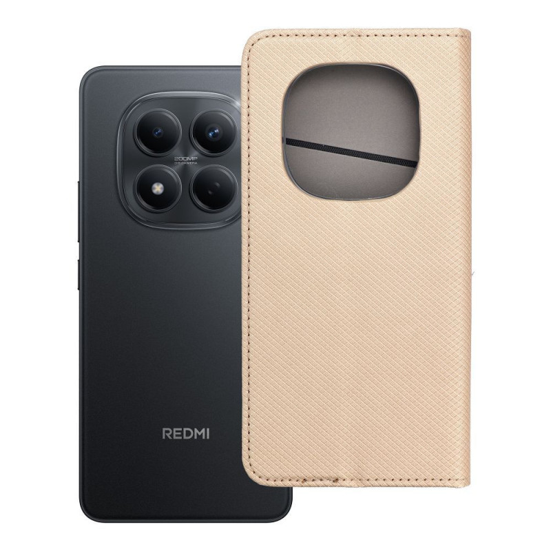 Flip case for Xiaomi Redmi NOTE 15 PRO 5G Smart Case Book gold Flip case for Xiaomi Redmi NOTE 15 PRO 5G Smart Case Book gold