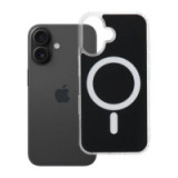 Case for iPhone 16 Clear Fusion Mag Cover compatible with MagSafe black