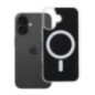 Case for iPhone 16 Clear Fusion Mag Cover compatible with MagSafe black
