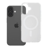 Case for iPhone 16 Clear Fusion Mag Cover compatible with MagSafe white