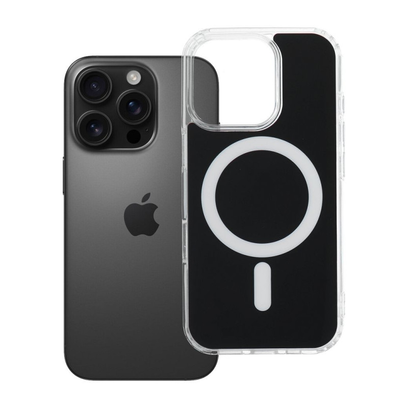 Case for iPhone 16 PRO Clear Fusion Mag Cover compatible with MagSafe black Case for iPhone 16 PRO Clear Fusion Mag Cover compatible with MagSafe black
