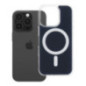 Case for iPhone 16 PRO Clear Fusion Mag Cover compatible with MagSafe navy blue