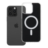 Case for iPhone 16 PRO MAX Clear Fusion Mag Cover compatible with MagSafe black