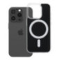 Case for iPhone 15 PRO Clear Fusion Mag Cover compatible with MagSafe black