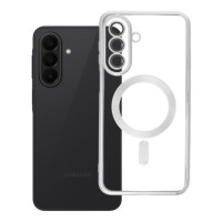 Case for Samsung A27 Electro Mag Cover case compatible with MagSafe silver