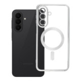 Case for Samsung A27 Electro Mag Cover case compatible with MagSafe silver
