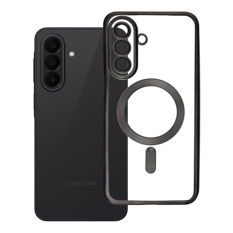 Case for Samsung A27 Electro Mag Cover case compatible with MagSafe black