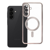 Case for Samsung A27 Electro Mag Cover case compatible with MagSafe titanium grey