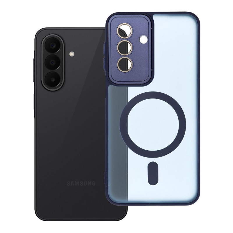 Case for Samsung A27 Variete Mag Cover compatible with MagSafe navy blue