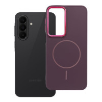 Case for Samsung A27 Frame Mag Cover compatible with MagSafe purple