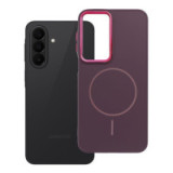 Case for Samsung A27 Frame Mag Cover compatible with MagSafe purple