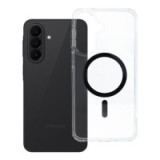 Case for Samsung A27 Drop Glue Colorful Ring Mag Cover compatible with MagSafe black