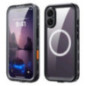 Case for iPhone 17 Waterproof Shellbox DOT compatible with MagSafe black Case for iPhone 17 Waterproof Shellbox DOT compatible with MagSafe black