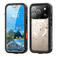Case for iPhone 18 Pro Max / 17 Pro Max Waterproof Shellbox DOT compatible with MagSafe black